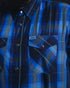 BERMUDA TRIANGLE BAMBOO SHORT SLEEVE BUTTON UP - MENS